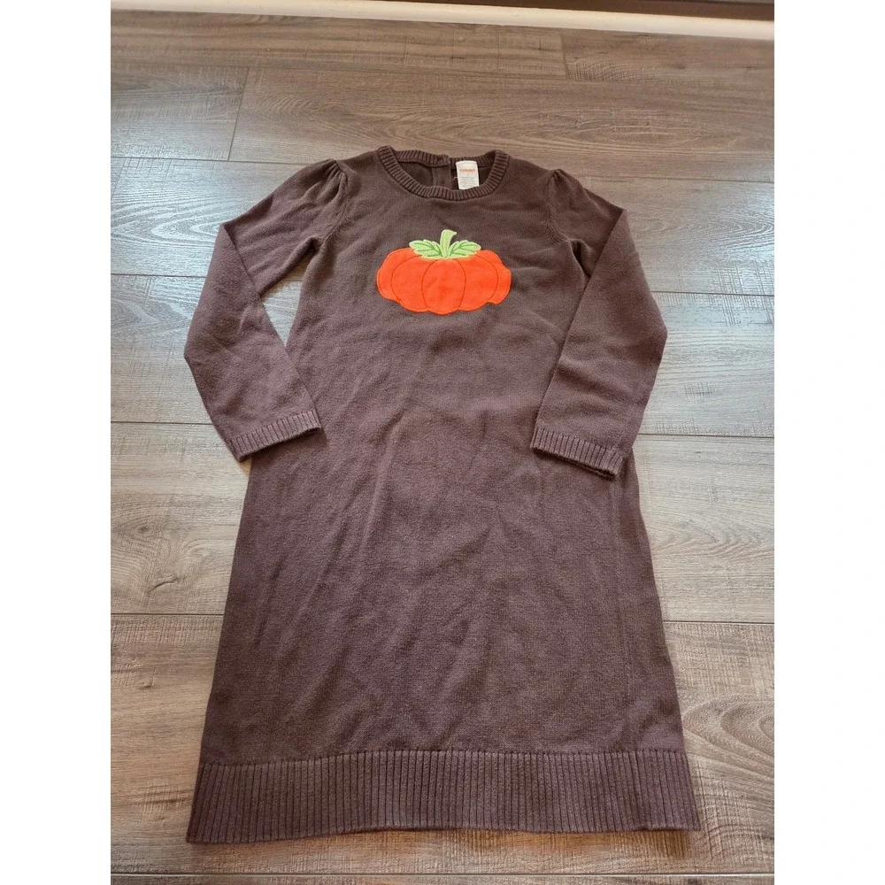 Gymboree girls dress/leggings‎ pumpkin lot size 7